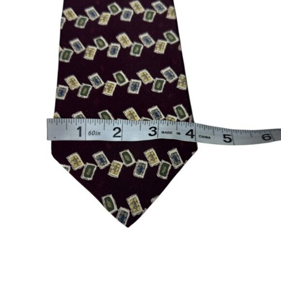 Vintage Ralph Lauren Chaps Silk Tie Quiet Luxury Old Money Striped Forma… - Picture 7 of 9